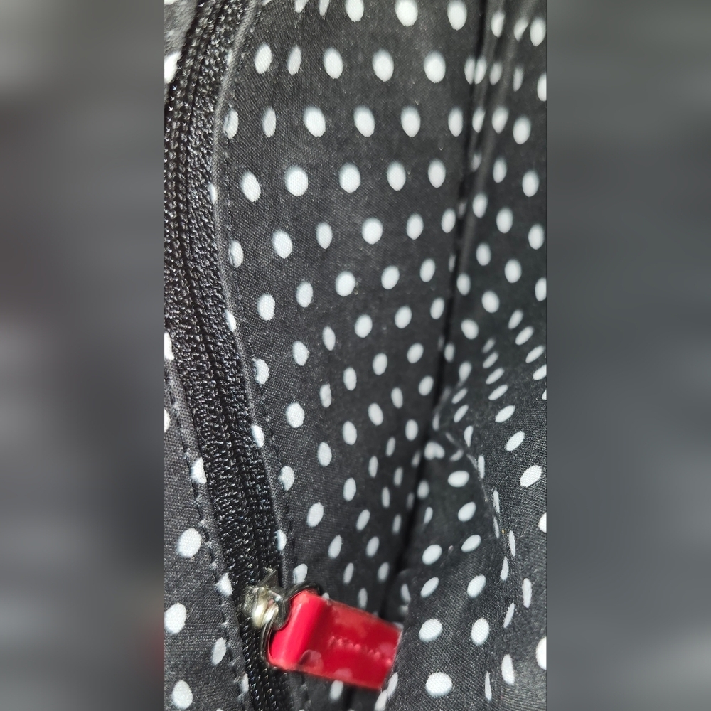 Rare Vintage Lulu Guinness Red Patent Quilted Heart Handbag - Picture 4 of 5